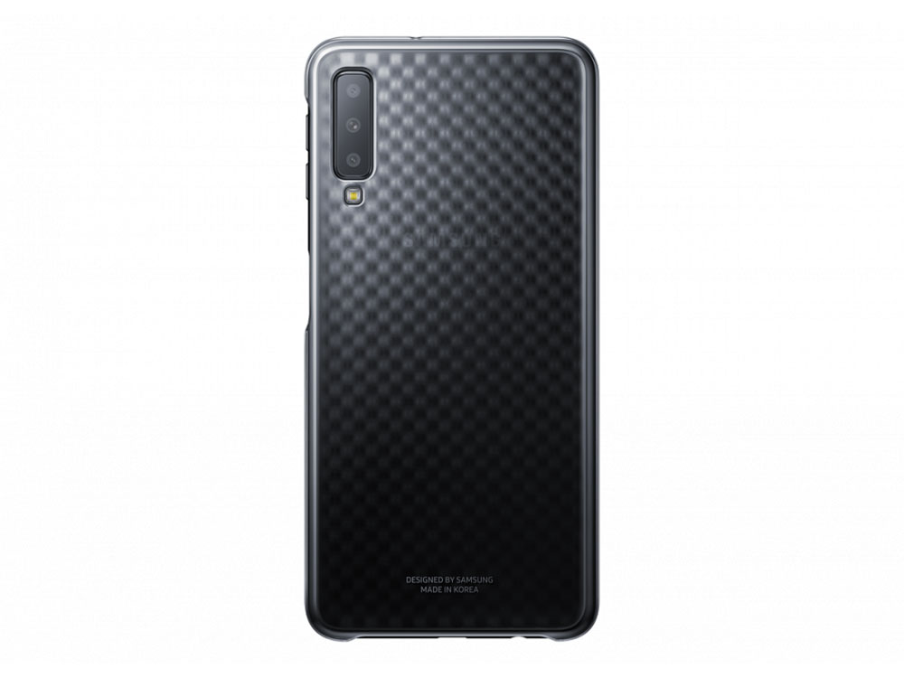 

Чехол (клип-кейс) Samsung для Samsung Galaxy A7 (2018) Gradation Cover черный (EF-AA750CBEGRU)