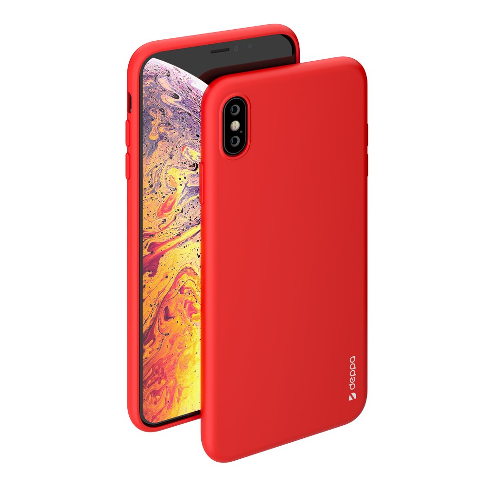 Чехол Deppa Gel Color Case для Apple iPhone XS Max, красный