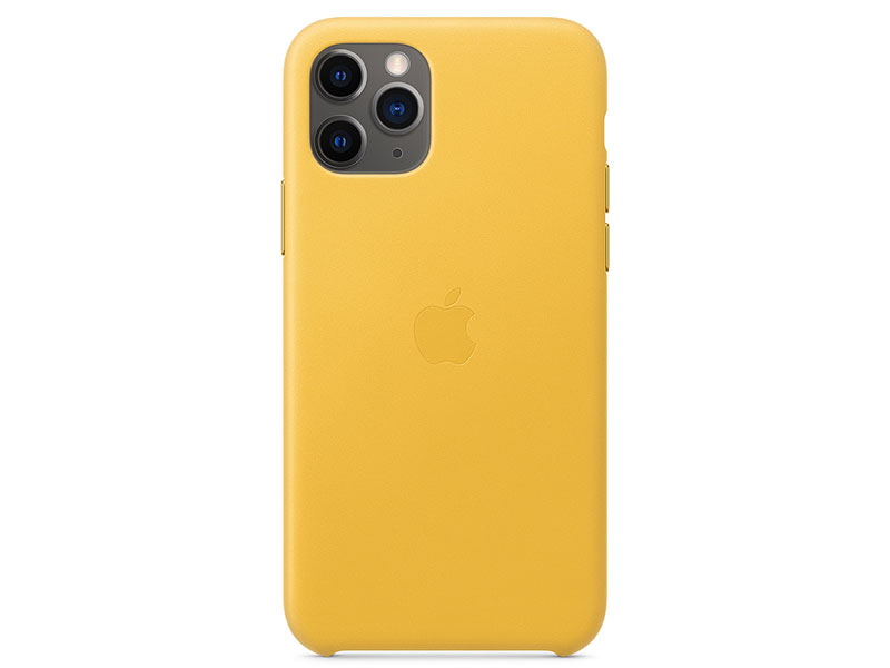 

Чехол-накладка для Apple iPhone 11 Pro Leather Case Meyer Lemon клип-кейс, кожа