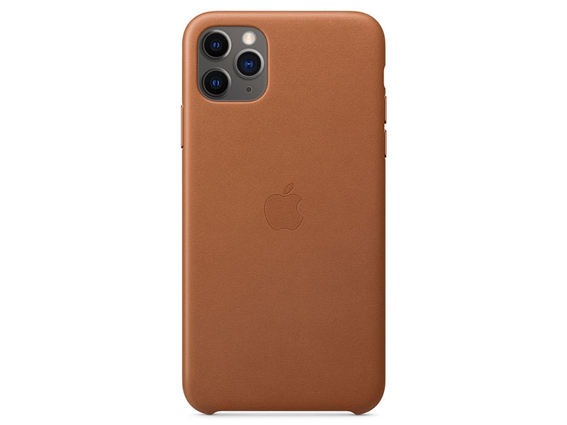 

Чехол-накладка для iPhone 11 Pro Max Apple Leather Case Saddle Brown клип-кейс, кожа