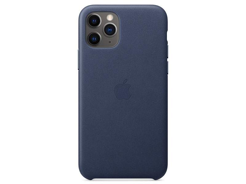 

Чехол-накладка для iPhone 11 Pro Apple Leather Case Blue клип-кейс, кожа