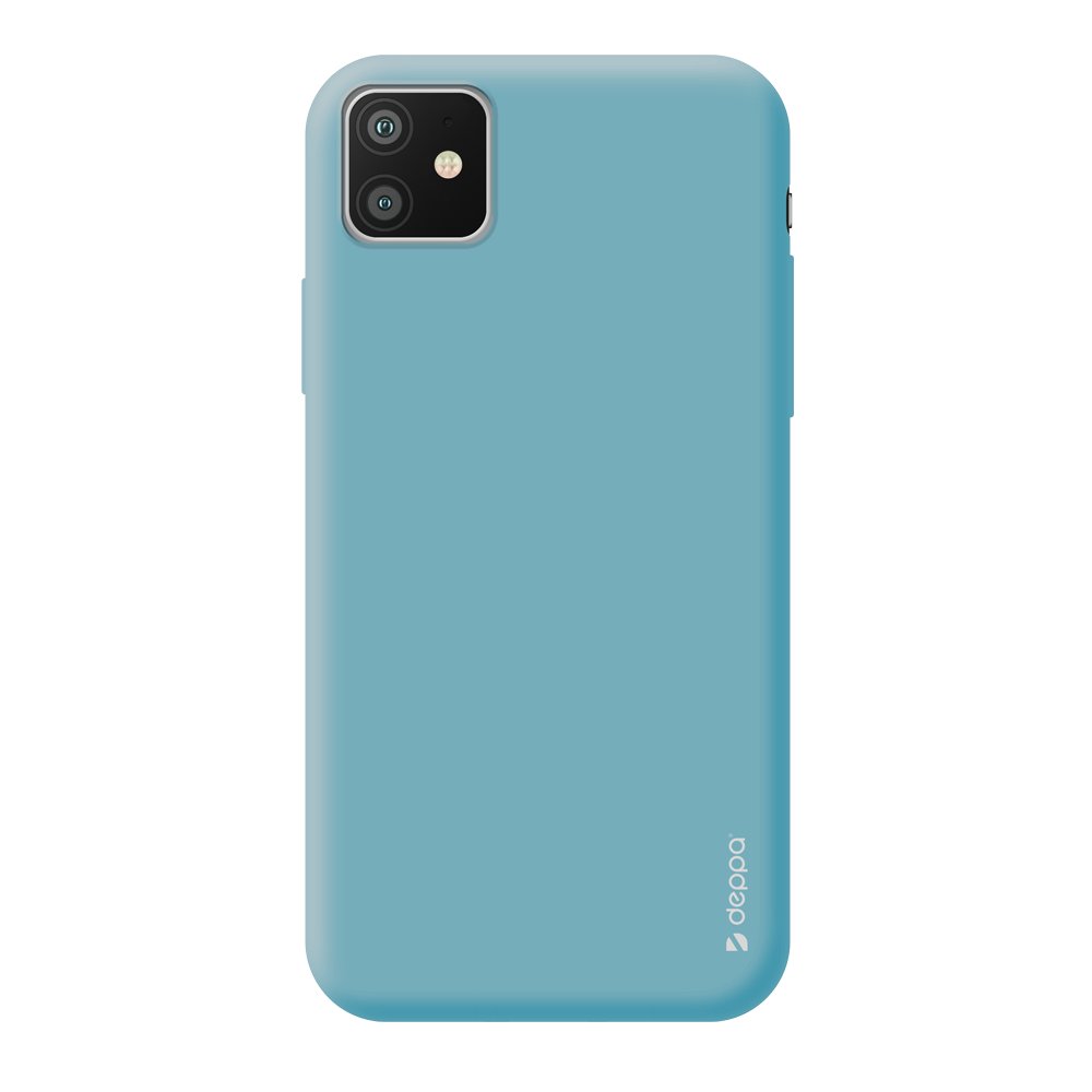 

Чехол для смартфона для Apple iPhone 11 Deppa Gel Color Case 87243 Mint клип-кейс, полиуретан