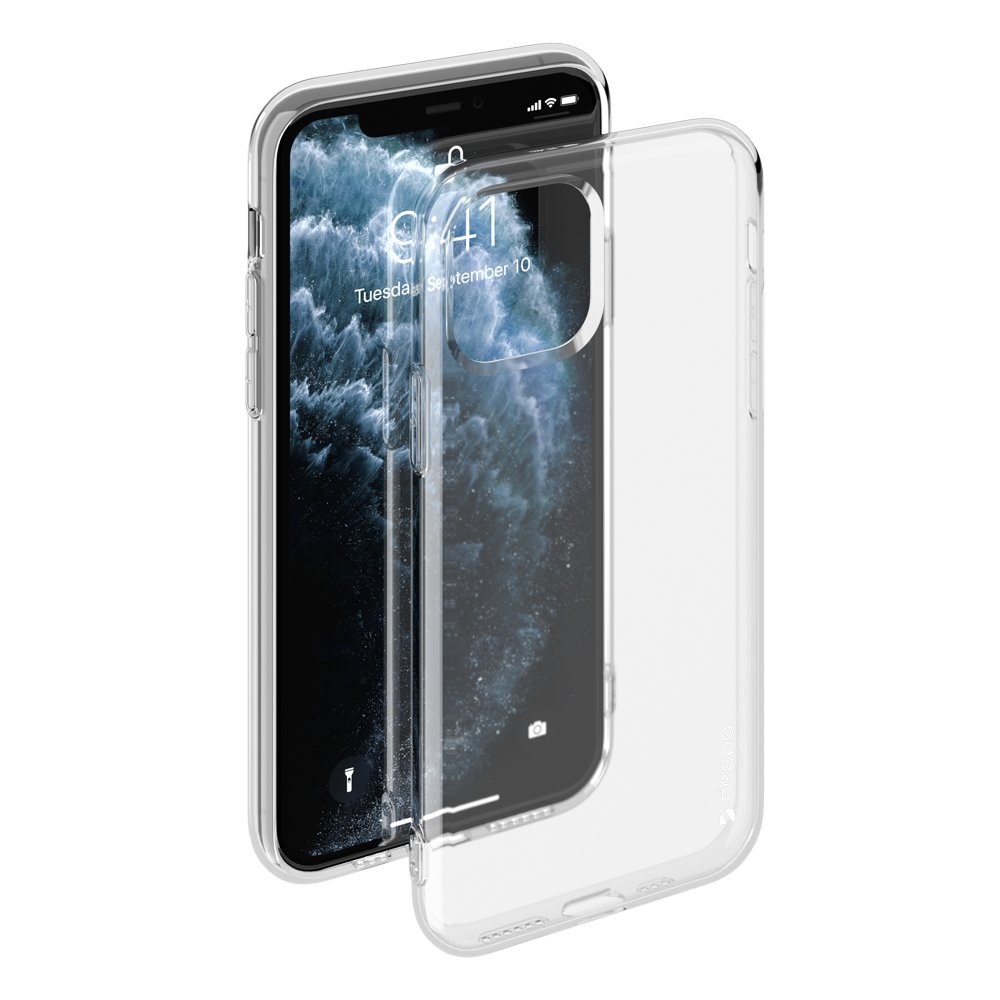 

Чехол для смартфона для Apple iPhone 11 Pro Deppa Gel Case 87222 Transparent клип-кейс, полиуретан