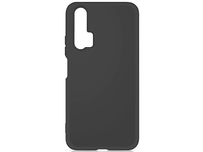 

Чехол-накладка для Honor 20 pro DF hwOriginal-02 Black клип-кейс, силикон, микрофибра
