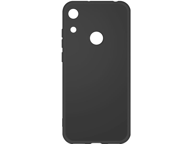 Чехол-накладка для Honor 8A / 8A Pro DF hwOriginal-03 Black клип-кейс, силикон, микрофибра