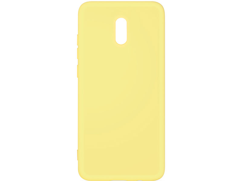 Чехол-накладка для Xiaomi Redmi 8A DF xiOriginal-04 Yellow клип-кейс, силикон, микрофибра