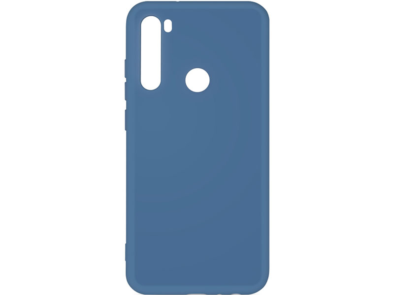 Чехол-накладка для Xiaomi Redmi Note 8 DF xiOriginal-02 Blue клип-кейс, силикон, микрофибра