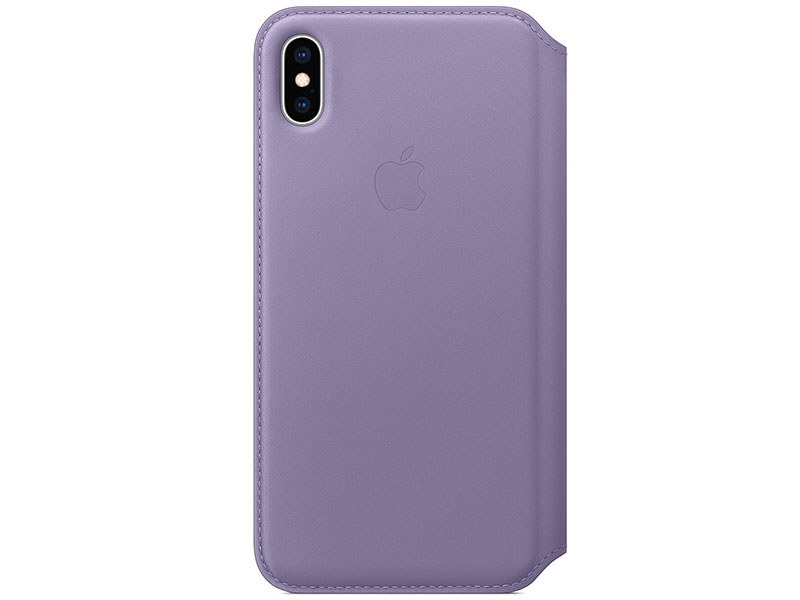 

Чехол-книжка для Apple iPhone XS Max Apple Leather Folio Lilac книжка, кожа