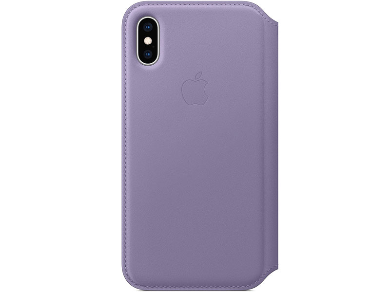 

Чехол-книжка для iPhone XS Apple Leather Folio Purple книжка, кожа