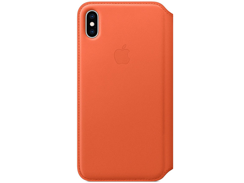 

Чехол-книжка для Apple iPhone XS Max Apple Leather Folio Sunset книжка, кожа