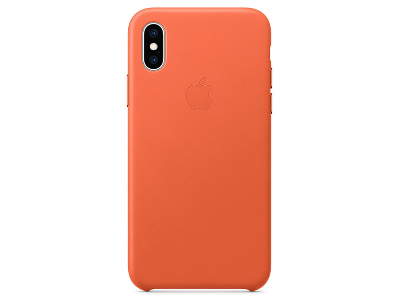 

Чехол-накладка для iPhone XS Apple Leather Case Sunset клип-кейс, кожа
