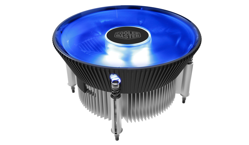 

Кулер для процессораCooler Master CPU Cooler RR-I70C-20PK-R1, Intel 115*, 95W, Blue LED Fan, Al, 3pin / RR-I70C-20PK-R1 /