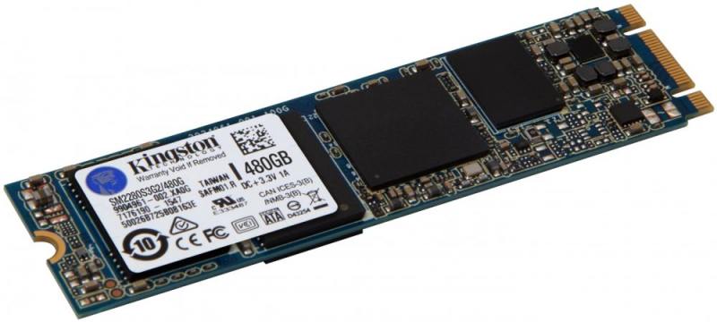 

SSD Твердотельный накопитель M.2 480 Gb Kingston M.2 SATA G2 SSD Read 550Mb/s Write 520Mb/s SATAIII