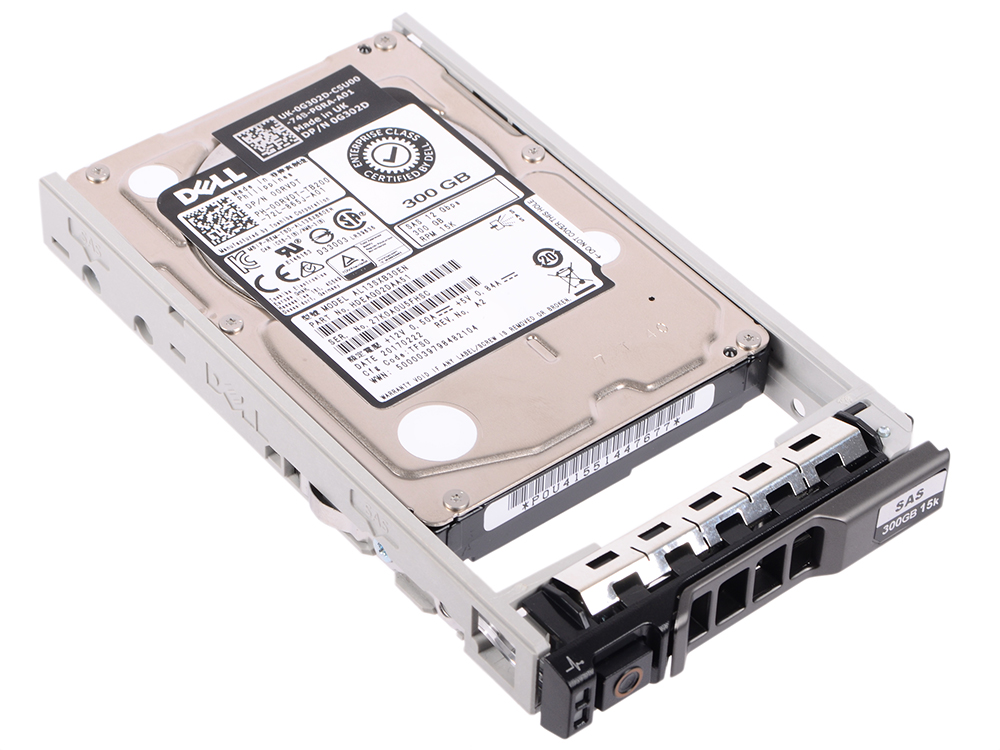 

Жесткий диск Dell 300GB SAS 12Gbps 15k rpm Hot Plug 2.5 HDD Fully Assembled Kit for PowerEdge Gen 11/12/13 and PowerVault, 400-AJRK