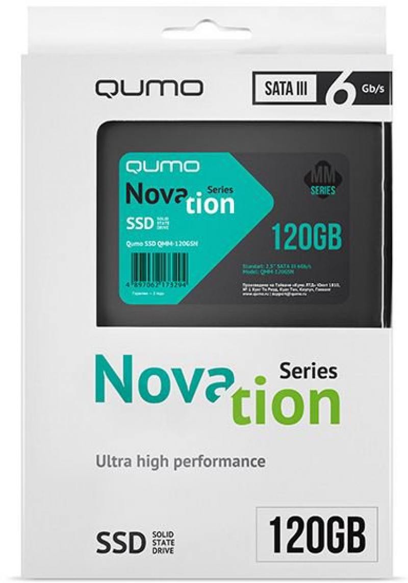 

SSD накопитель QUMO QMM-120GSN 120GB SATA III/2.5"