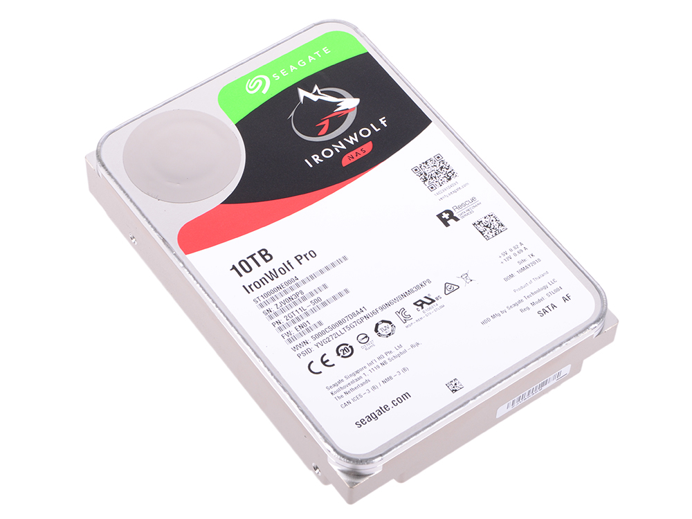 

Жесткий диск Seagate Ironwolf Pro ST10000NE0004 10 TB SATA III/3.5"/7200 rpm/256MB