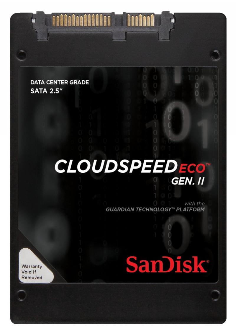 

SSD Твердотельный накопитель 2.5" 480Gb SanDisk CloudSpeed Eco II Read 530Mb/s Write 460Mb/s SATAIII