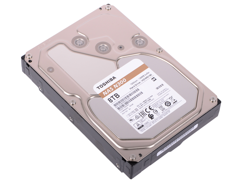 

Жесткий диск Toshiba N300 HDWN180UZSVA 8TB SATA III/3.5"/7200 rpm/128MB