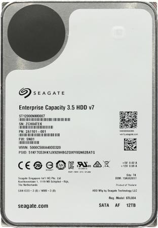 

Жесткий диск Seagate Enterprise Capacity ST12000NM0007 12Tb SATA III/3.5"/7200 rpm