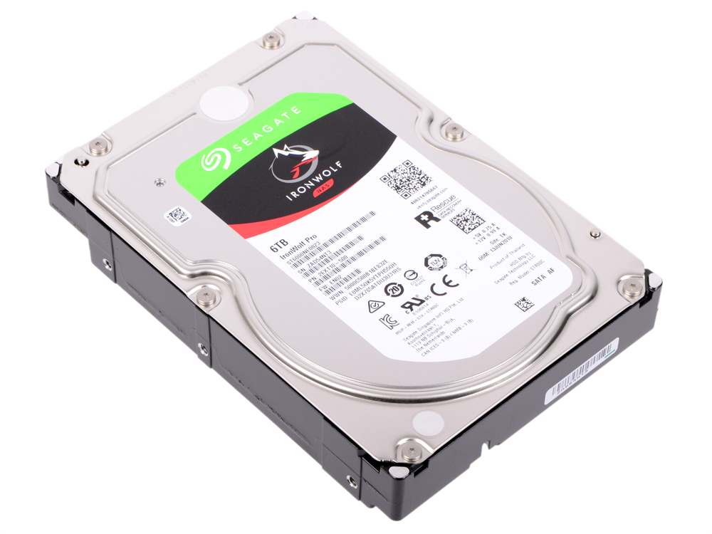 

Жесткий диск Seagate Ironwolf Pro ST6000NE0023 6Tb SATA III/3.5"/7200 rpm/256MB