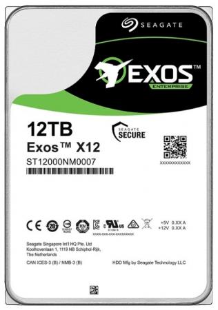 

Жесткий диск Seagate Exos X14 (ST12000NM0008) 12Tb SATA/3.5"/7200 rpm/256Mb