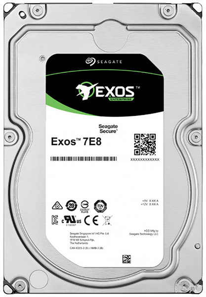 

Жесткий диск Seagate Exos 7E8 (ST6000NM029A) 6Tb SAS3/3.5"/7200 rpm/256Mb