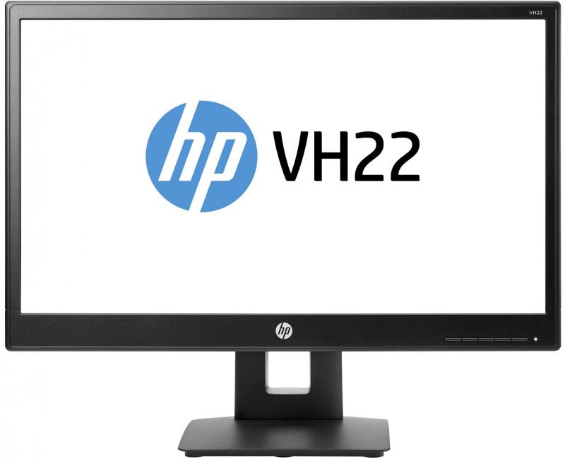 

Монитор 21.5" HP VH22 черный TN 1920x1080 250 cd/m^2 5 ms DVI VGA DisplayPort X0N05AA