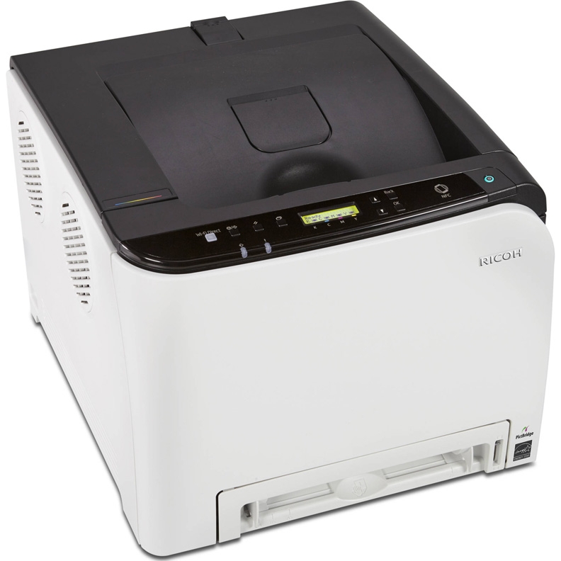 

Принтер Ricoh SP C261DNw A4, Сетевой (+ WiFi, WiFi direct, NFC) PSL, PostScript цветной, дуплексом, 20 стр/мин, память 256 Мб, 30000 стр
