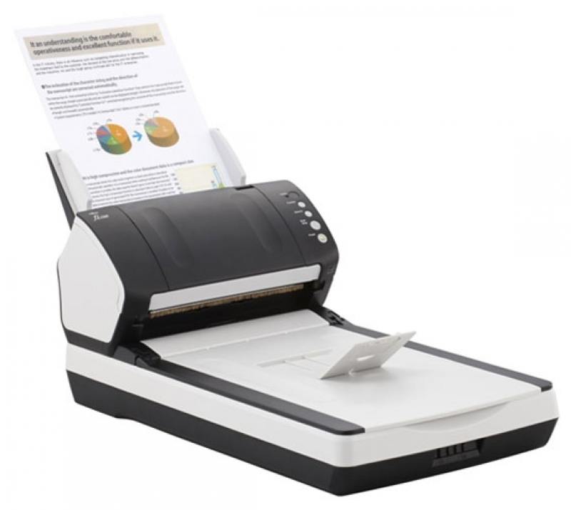 

Сканер Fujitsu fi-7240 протяжный А4 600x600 dpi CCD 40ppm USB бело-черный PA03670-B601
