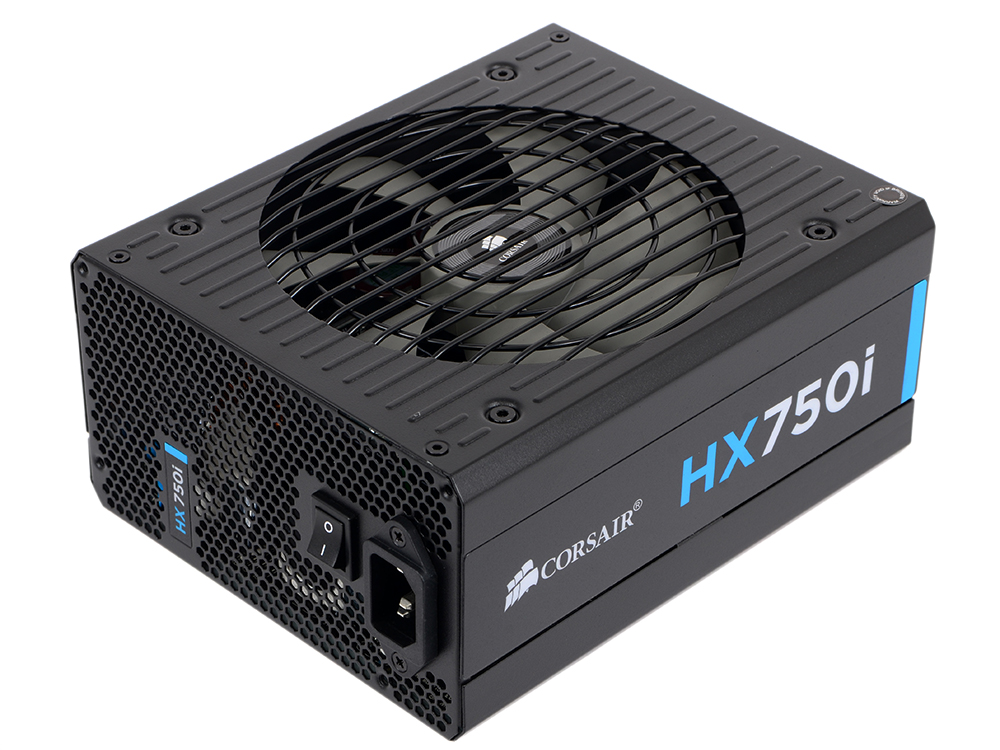 

Блок питания Corsair 750W (HX750i) v.2.4,A.PFS,80 Plus Platinum,Fan 14 cm,Fully Modular,Retail