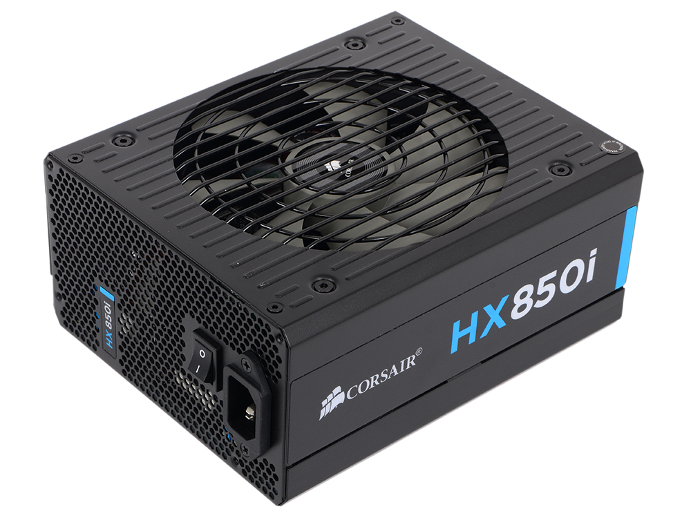 

Блок питания Corsair 850W (HX850i) v.2.4,A.PFS,80 Plus Platinum,Fan 14 cm,Fully Modular,Retail