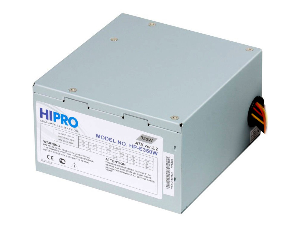 

Блок питания ATX 350 Вт Hipro HPE350W