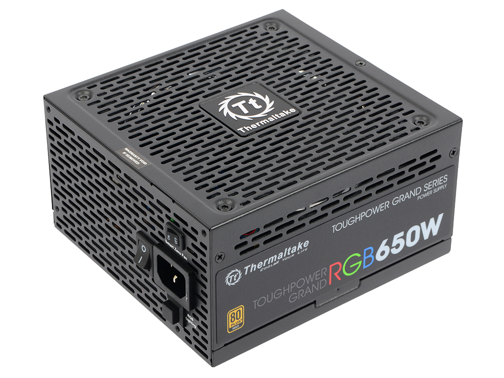 

Блок питания Thermaltake Toughpower Grand RGB 650W (PS-TPG-0650FPCGEU-R) v2.4,A.PFC,80 Plus Gold,Fan 14 см,Fully Modular,Retail