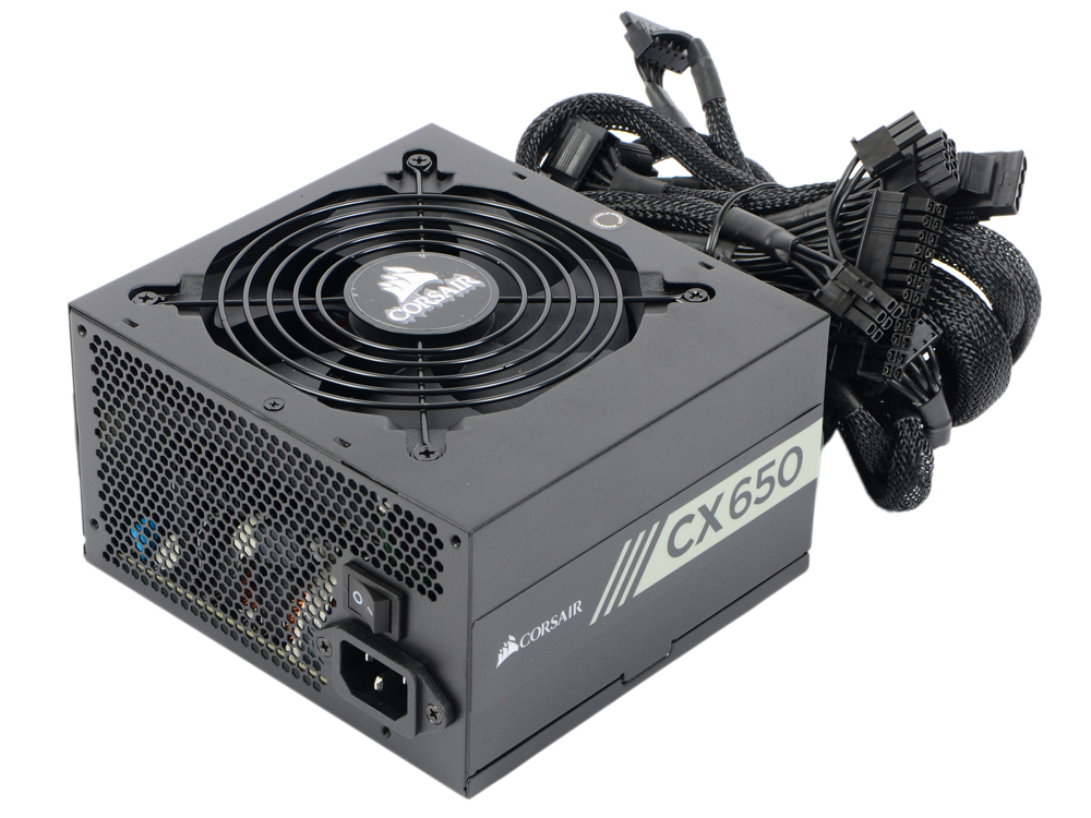 

Блок питания Corsair CX650 650W, 80 PLUS Bronze Certified ATX , Retail