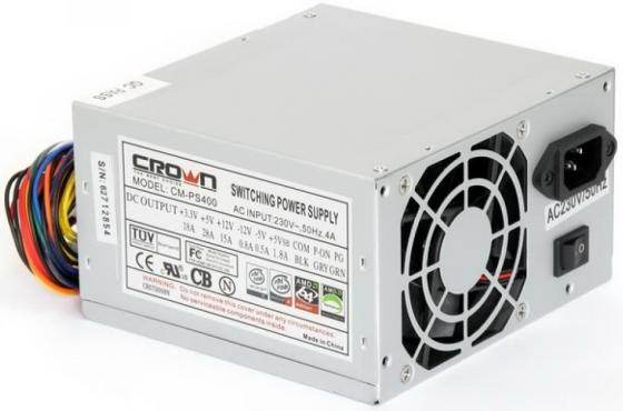 

Блок питания ATX 400 Вт Crown CM-PS400W ATX 12В 2.2
