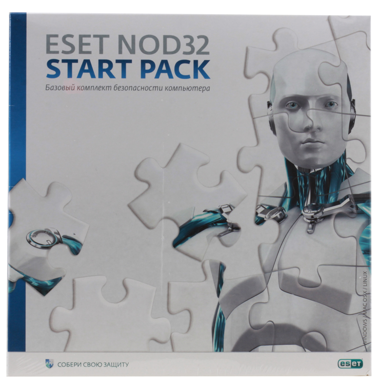 

Антивирус ESET NOD32 START PACK- базовый комплект безопасности компьютера, лицензия на 1 год на 1ПК NOD32-ASP-NS(BOX)-1-1