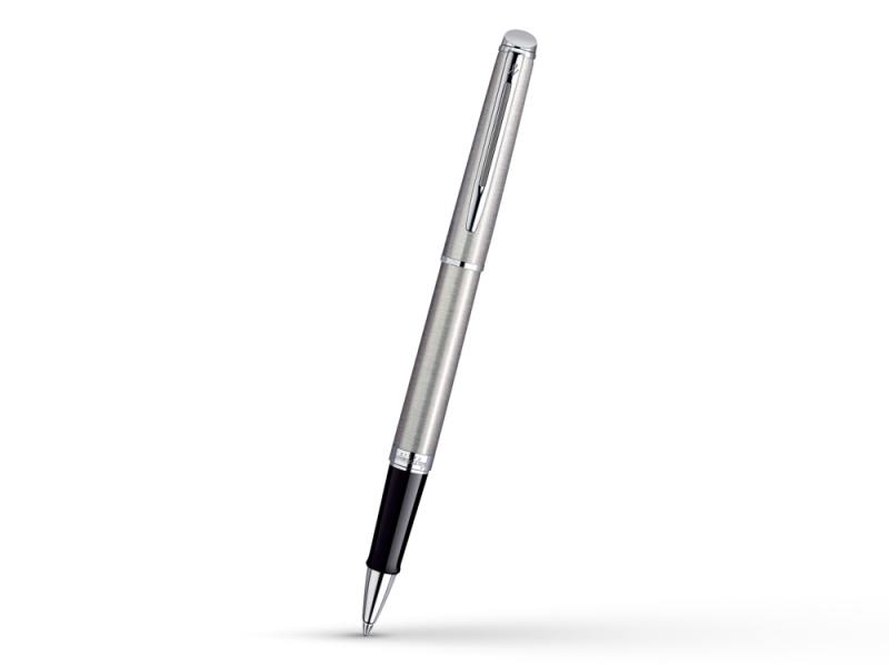 

Ручка-роллер Waterman Hemisphere Steel CT черный F S0920450