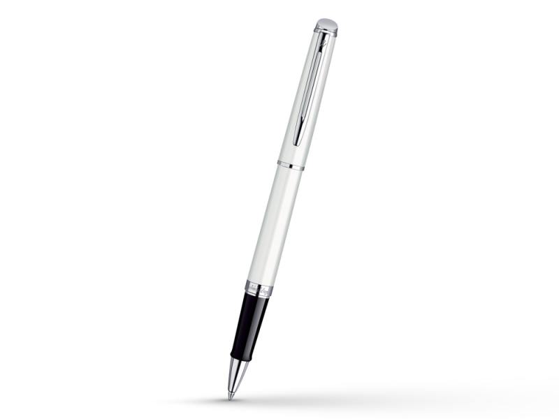 

Ручка-роллер Waterman Hemisphere White CT F чернила черные корпус белый S0920950