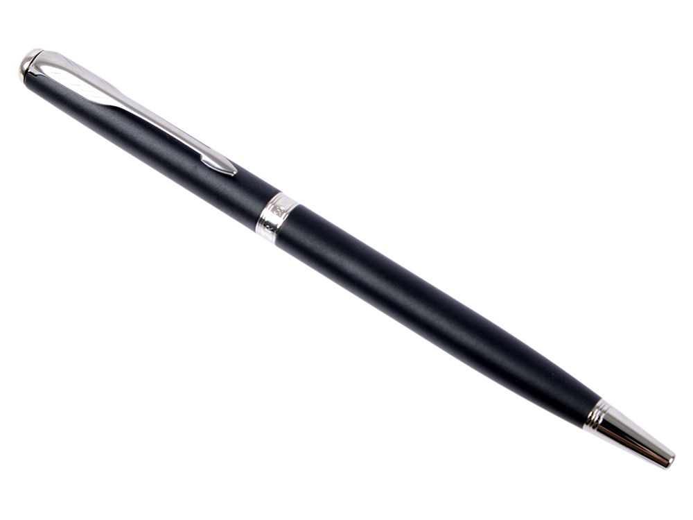 

Шариковая ручка Parker Sonnet Slim K429 MattBlack CT чернила черные корпус черный S0818170