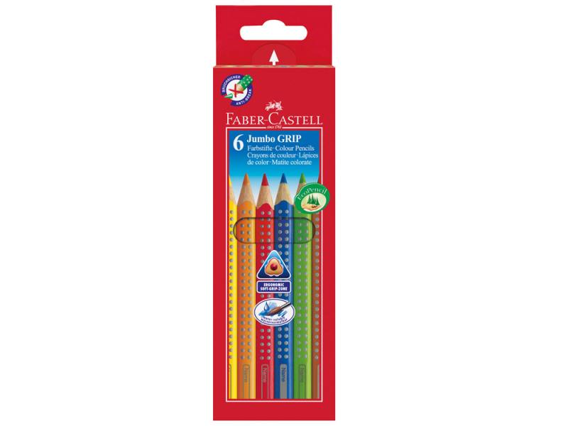 

Карандаши цветные Faber-Castell Jumbo Grip 6 цветов 110906