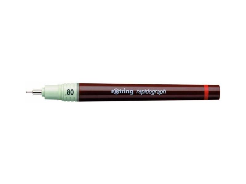 

Рапидограф Rotring 0.80мм съемный пишущий узел/заправка тушь сменный картридж 1903474