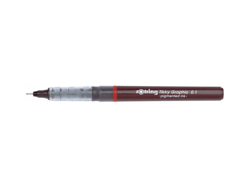 

Набор капиллярных ручек Rotring Tikky Graphic толщина 0.1/0.3/0.5мм чернила черные корпус красный S