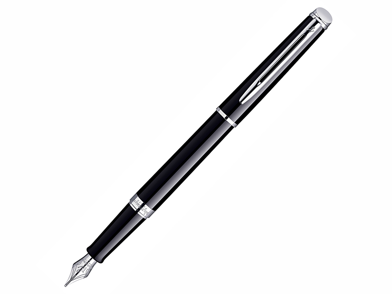 

Ручка перьевая Waterman Hemisphere Mars Black CT перо F черный S0920510