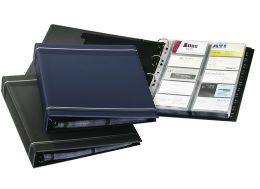 

Визитница Durable на 400 карт PVC синий 238807