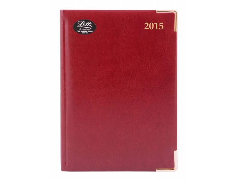 

Ежедневник Letts LEXICON (PU) A5 искусственная кожа бургунди 412128243