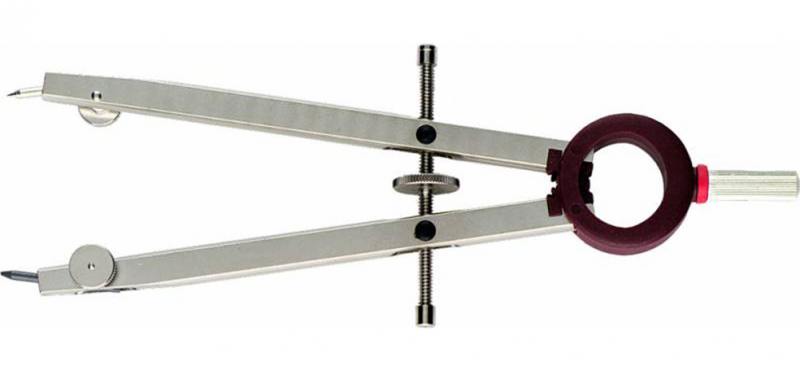 

Циркуль Rotring Centro Geometry длина 160мм диаметр 230мм красный S0233300