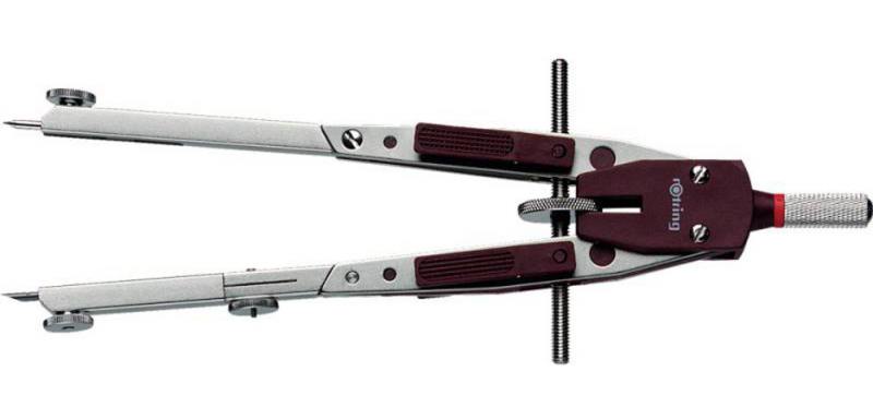 

Циркуль Rotring Centro Giant длина 170мм диаметр 400мм красный S0214540
