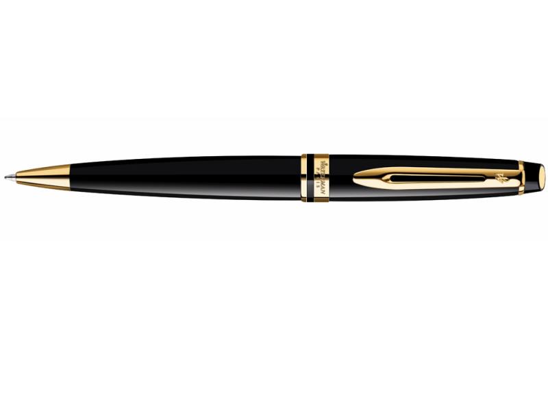 

Шариковая ручка поворотная Waterman Expert 3 Black Laque GT синий S0951700
