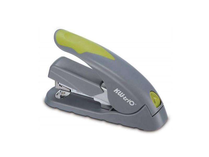 

Степлер KW-trio 5618gr/green Soft-touch до 40 листов скобы 24/6-24/8 26/6 26/8 100 скоб серо-зеленый