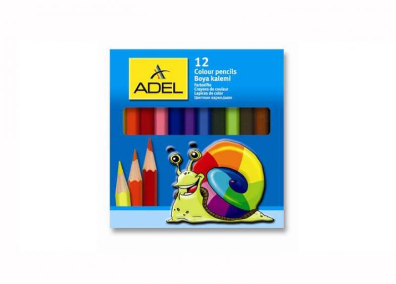 

Карандаши цветные Adel Colour 3мм 12 цветов 211-2325-000